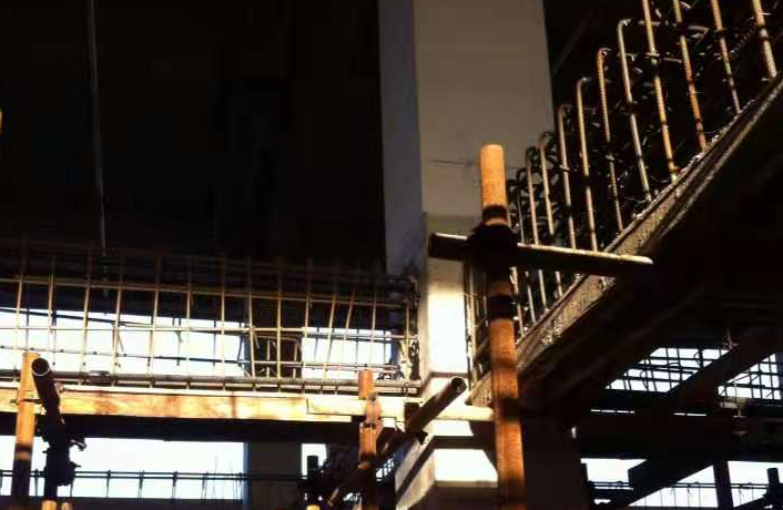 惠州一厂房梁柱截面加大施工
